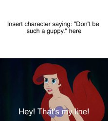 ariel hates who Meme Template
