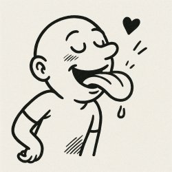 Licking the Screen Meme Template