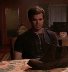 Dexter when shoe Meme Template