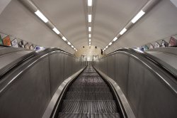 Down escalator Meme Template