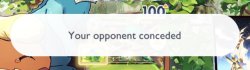 Your opponent conceded Meme Template