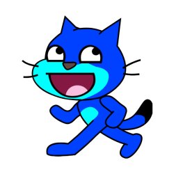 Bluey the Cat with the Awesome face Meme Template