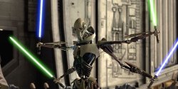 General Grievous Grevious lightsabers star wars kenobi Meme Template