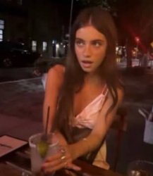 BTC to AI girl Meme Template