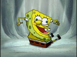 spongebob crazy turn around insane Meme Template