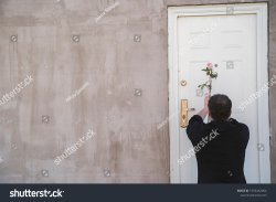 Man Begging To Get In Door Meme Template