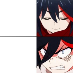 Happy Angry Ryuko Meme Template