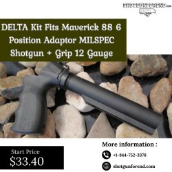 DELTA Kit Fits Maverick 88 6 Position Adaptor MILSPEC Shotgun + Meme Template