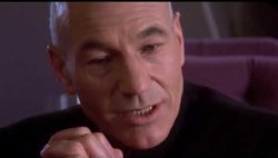 Picard likes hot black coffee Meme Template