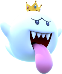 boo ghost mario transparent Meme Template