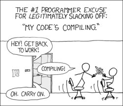 xkcd code is compiling Meme Template