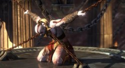Kratos Chained up Meme Template