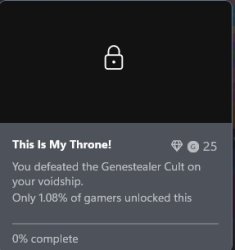 This is my Throne Achievement Rogue Trader Meme Template