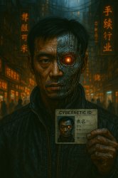 Distopian ID Tagging Meme Template