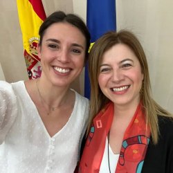 Charocracia ft. Irene Montero and Bibiana Aido Meme Template