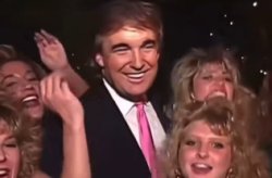 trump with young girls Meme Template