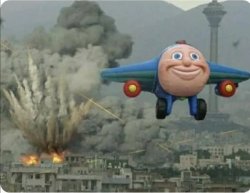 Smiling Airplane Meme Template
