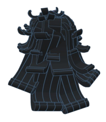 the back of Claire's head Meme Template