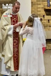 Nancy Pelosi's Catholic communion Meme Template