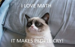 I hate math Meme Template