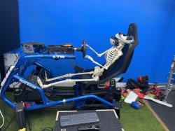 Skeleton Racing Sim Meme Template