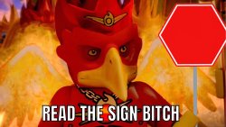 Read The Sign Meme Template