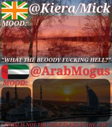 KM & Arab Announcement Meme Template