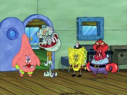 SpongeBob Face Freeze Meme Template