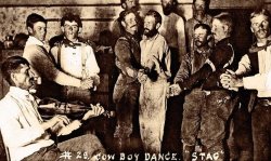 cowboy stag dance Meme Template