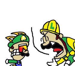 Updated Builder Luigi Screaming Meme Template