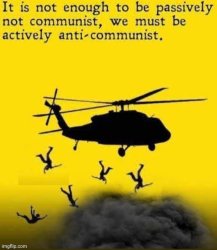 Anti Communist Helicopter rides Meme Template