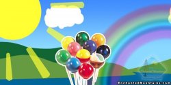 Sunshine rainbows and lollipops Meme Template