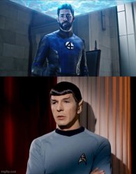 Reed Richard vs Spock Meme Template