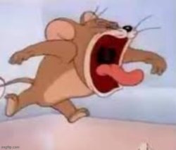Jerry Mouse screaming Meme Template