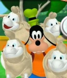 Goofy's Ginyu Force Meme Template