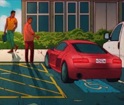 Healthy Man Takes Handicapped Parking Spot Meme Template