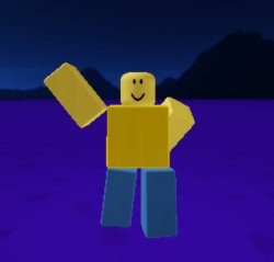 John Doe waving and smiling Meme Template