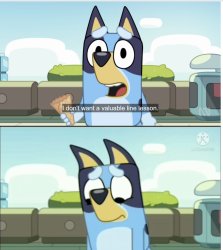 Bluey Life Lesson Meme Template
