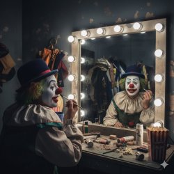 Clown Getting Ready Meme Template