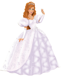 Giselle in her Wedding Dress Meme Template