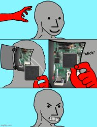 NPC Update Meme Template