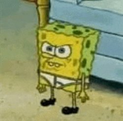spongebob pissed Meme Template