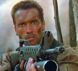 Arnold from predator Meme Template