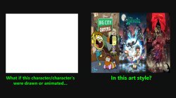 What if a Character Drawn in 3 Other Disney Shows Meme Template
