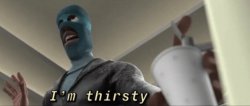 Frozone is thirsty Meme Template