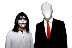 Jeffy The Killer & Slenderman Meme Template
