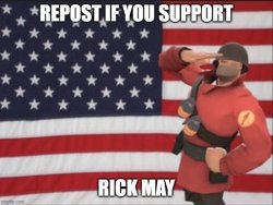 R.I.P. Rick May Meme Template