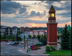 St. Albert Sunset Meme Template