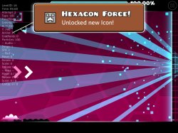 Geometry Dash Hexagon Force Meme Template