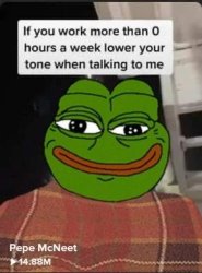 lower your tone pepe Meme Template